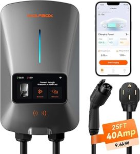 1. WOLFBOX 40 Amp Level 2 EV Charger