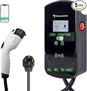 7. PRIMECOMTECH 50 Amp Level 2 EV Charger