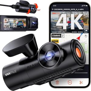 1. Vantrue N4 Pro 3 Channel 4K WiFi Dash Cam