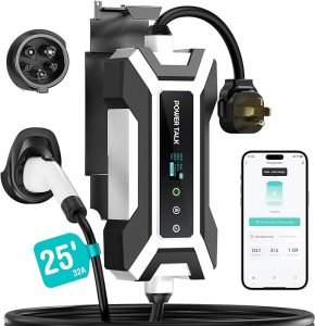 4. POWER TALK 32 Amp Level 2 EV Charger