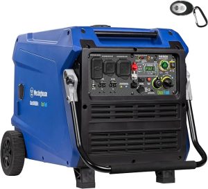 1. Westinghouse 11000 Watt Dual Fuel Portable Inverter Generator