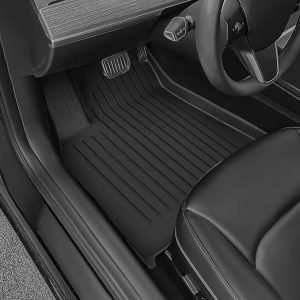 3. Romswi All Weather Floor Mats for Tesla Model Y