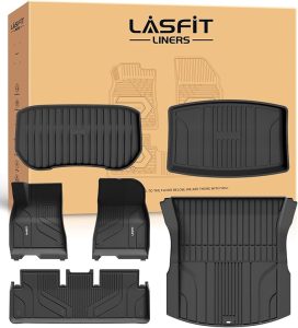 4. LASFIT Floor Mats for Tesla Model 3 Highland