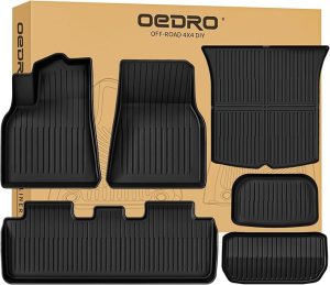 4. OEDRO Floor Mats for Tesla Model Y